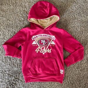NFL San Francisco 49ers Kids Hoodie - Vibrant Pink